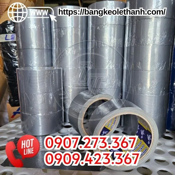 BĂNG KEO VẢI XÁM 