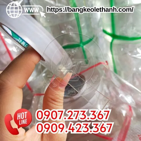 BĂNG DÍNH TRONG SUỐT HAI MẶT ĐA NĂNG