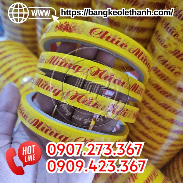 BĂNG KEO CHÚC MỪNG NĂM MỚI