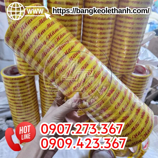 BĂNG KEO CHÚC MỪNG NĂM MỚI