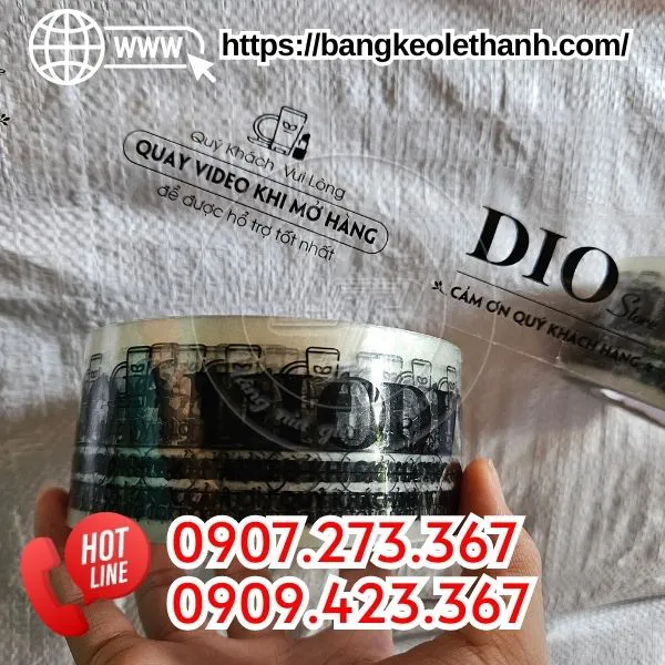 BĂNG KEO IN LOGO NỀN TRONG