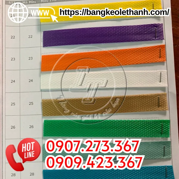 DÂY ĐAI NHỰA ĐAN GIỎ