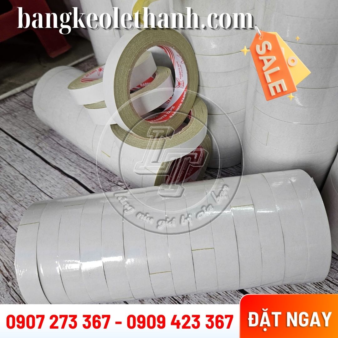 Băng keo 2 mặt dầu vàng
