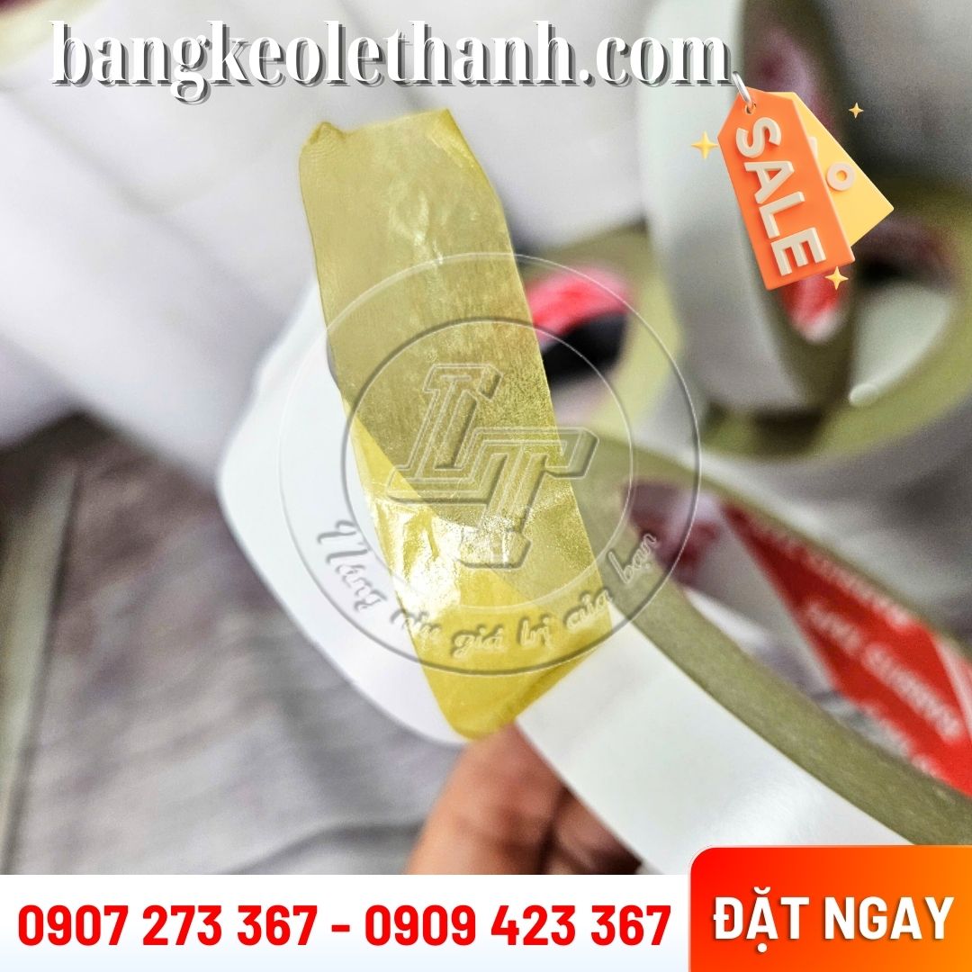 Băg keo 2 mặt dầu vàng