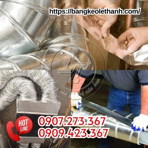 Ứng dụng băng keo nhôm bạc chịu nhiệt