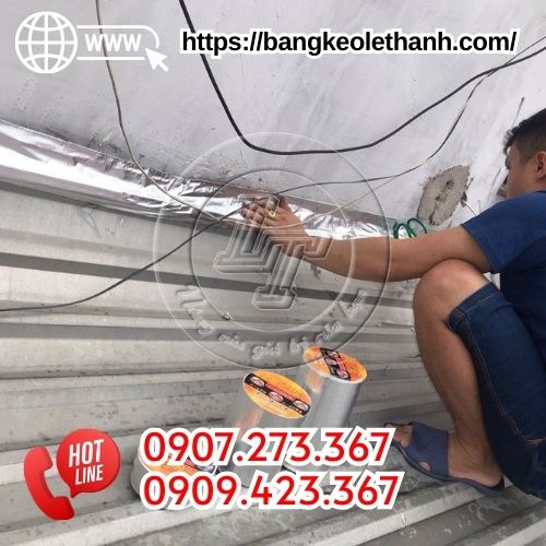 Ứng dụng của băng keo chống thấm dột nhật bản