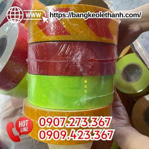 Băng keo phản quang đủ màu Băng keo phản quang đủ màu