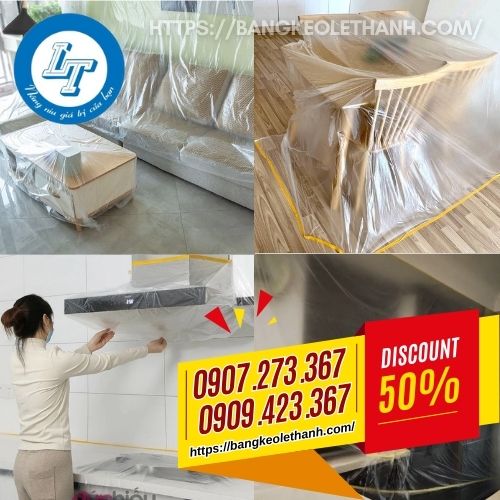 Băng dính che chắn sơn, bụi bẩn Băng dính che chắn sơn, bụi bẩn