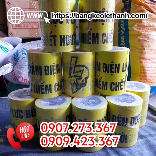 Băng keo điện lực cảnh báo chất lượng