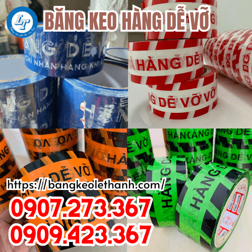 Băng keo hàng dễ vỡ 6 cuộn/ cây