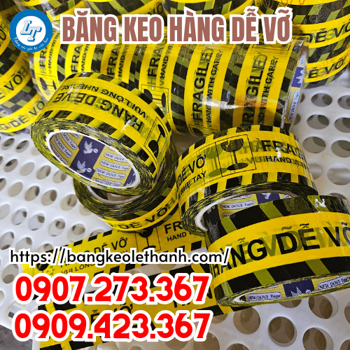 Băng keo hàng dễ vỡ 6 cuộn/ cây