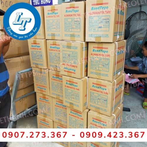 Băng keo nhôm bạc thùng 23 cuộn giá rẻ