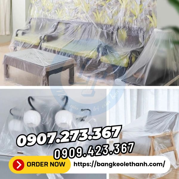 Băng keo nilon che sơn không để lại keo