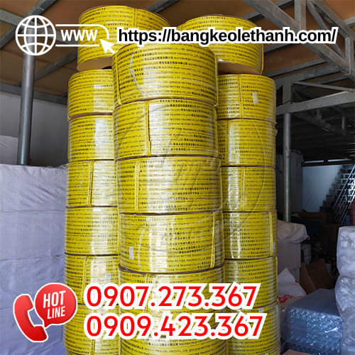 Cuộn dây đai in logo nẹp thùng Cuộn dây đai in logo nẹp thùng