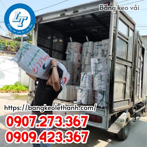 Đi hàng băng keo vải cho khách tỉnh