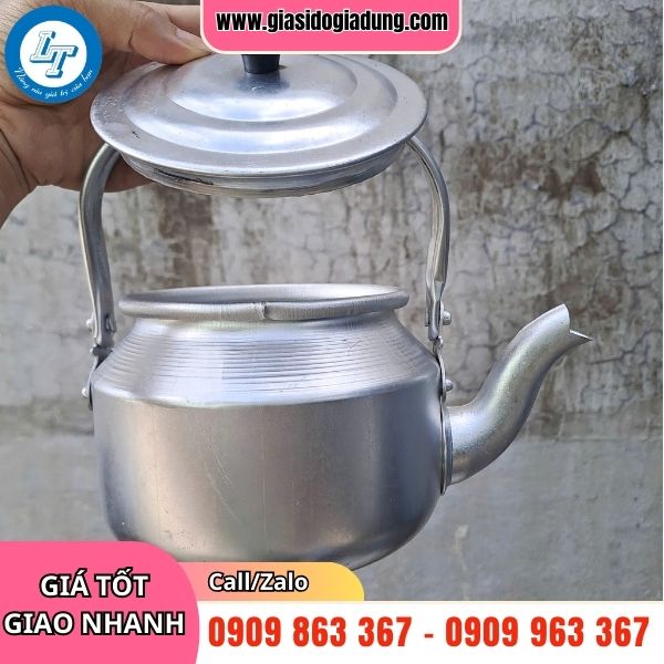 ấm nhôm đủ dung tích giá sỉ tốt cho đại lý