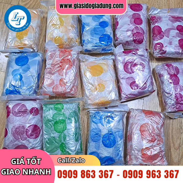 áo mưa dùng 1 lần chấm bi cao cấp giá rẻ tận gốc