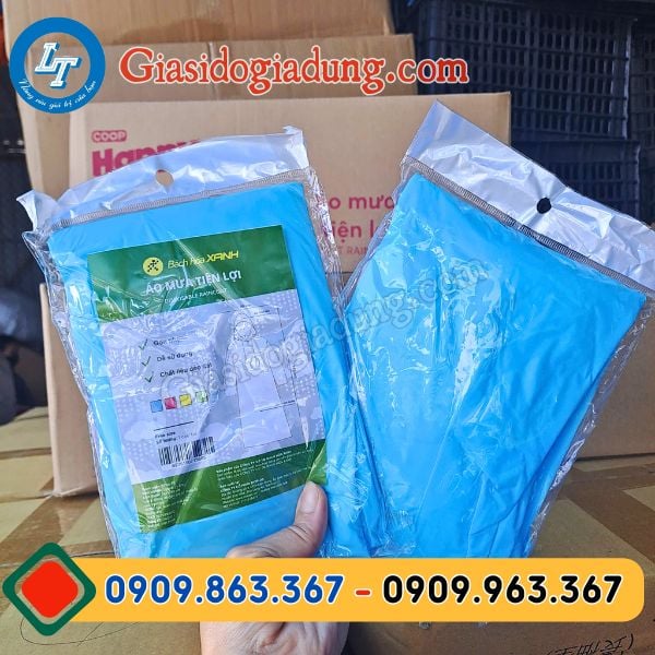 áo mưa dùng 1 lần giá sỉ rẻ đủ mẫu mã