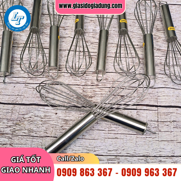bán dụng cụ đánh trứng inox giá sỉ rẻ chất lượng cao
