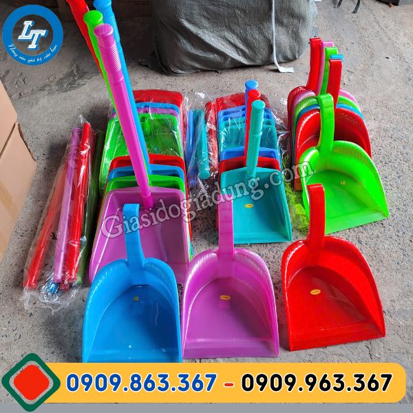 bán sỉ rẻ ky hốt rác nhựa cán ngắn trung dài giá tốt nhất thị trường