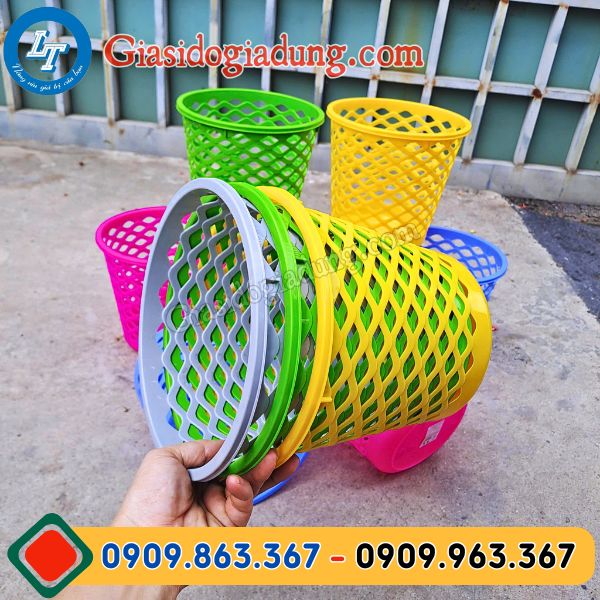 bán sỉ sọt nhựa đa năng giá rẻ đủ màu