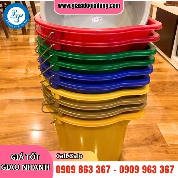 bán sỉ xô nhựa miệng phễu pha thuốc giá rẻ chất lượng cao