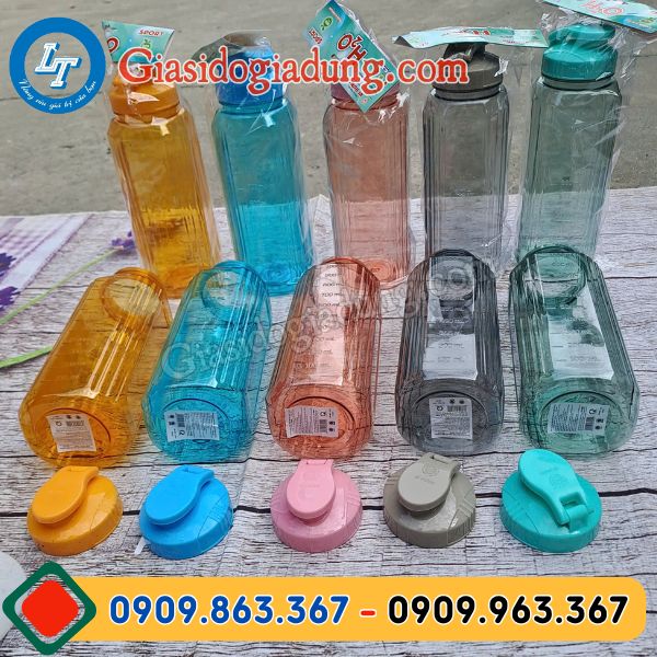 bảng giá bình nước nhựa học sinh 1 lít giá rẻ tận gốc