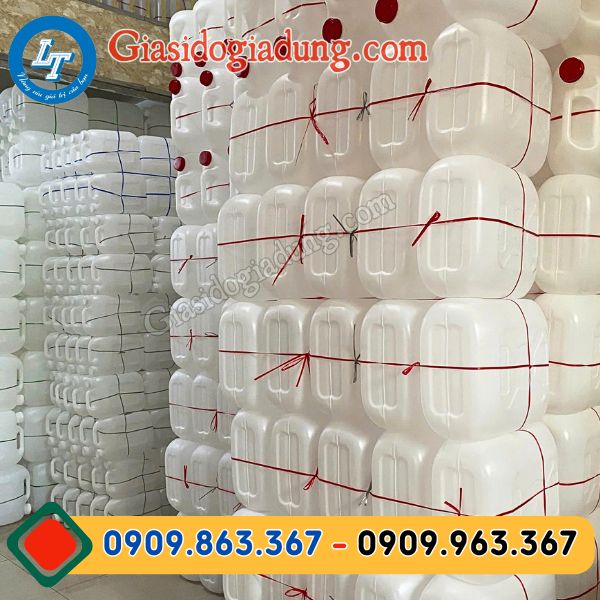 báo giá sỉ can nhựa trắng giá ưu đãi cho đại lý