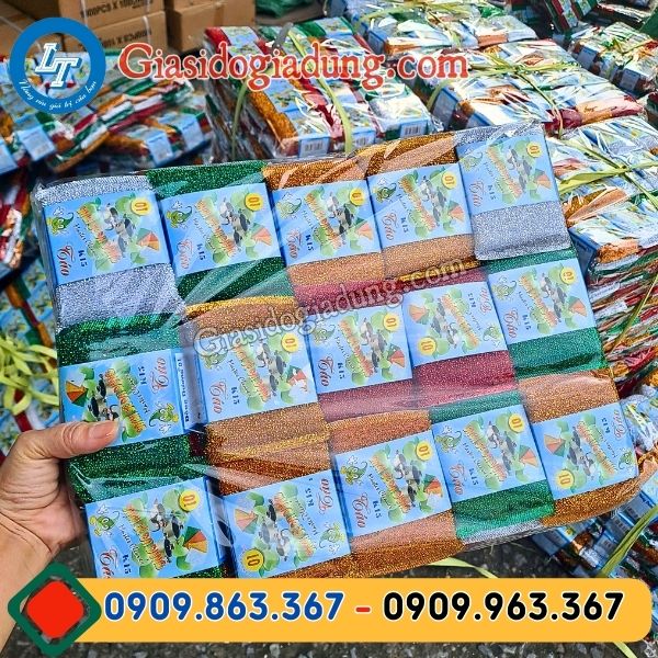 báo giá sỉ miếng rửa chén kim tuyến cực rẻ cho đại lý tphcm