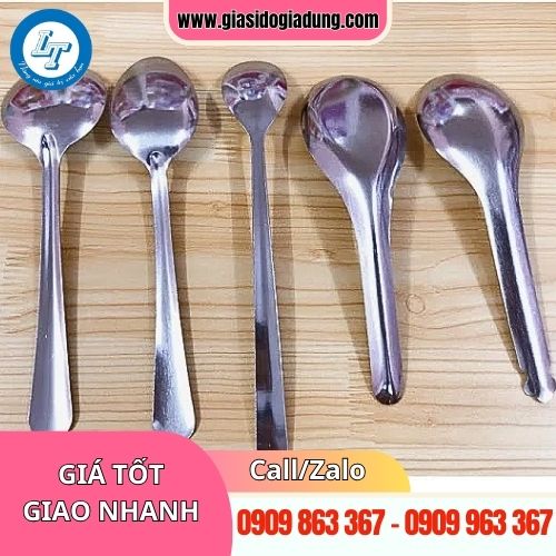 báo giá si rẻ muỗng inox đủ kích cỡ mẫu mã