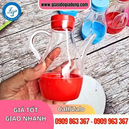 bình đựng nước mắm có vòi nhỏ gọn tiện lợi giá rẻ tại tphcm