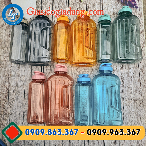 bình nước nhựa đủ dung tích mẫu mã thùng 24 cái giá rẻ