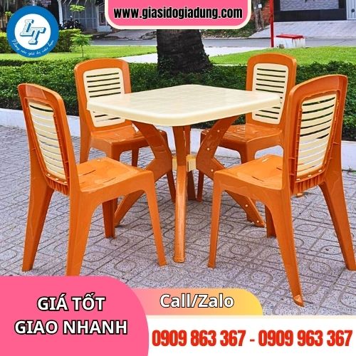 bộ bàn ghế nhựa cao cấp giá sỉ cực rẻ giao hàng tận nơi