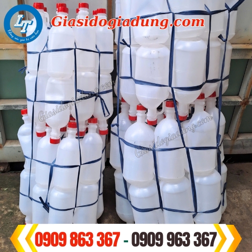 bỏ mối can nhựa trắng giá sỉ từ 1l đến 50l