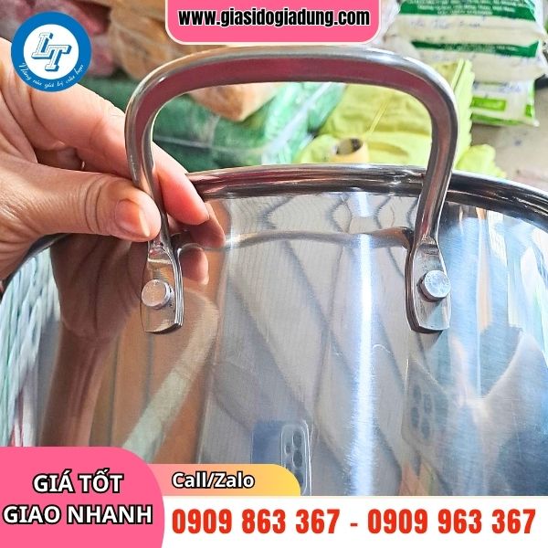 bộ nồi inox 3 đáy giá sỉ đủ size
