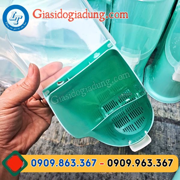 bỏ sỉ giá rẻ ống đũa nhựa có nắp 2 ngăn tiện dụng
