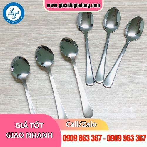 bỏ sỉ muỗng inox ngăn giá rẻ dày đẹp