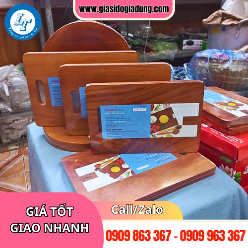 bỏ sỉ thớt gỗ chữ nhật giá rẻ tận gốc