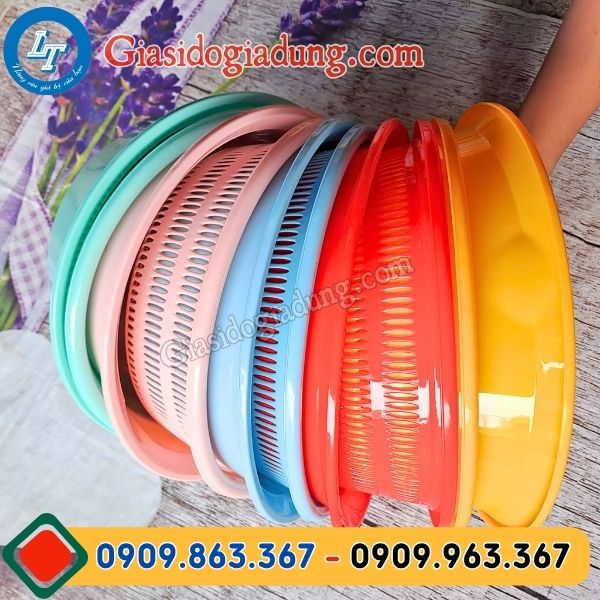 bộ thau rổ nhựa vuông, tròn, chữ nhật, oval giá rẻ tại xưởng miền nam