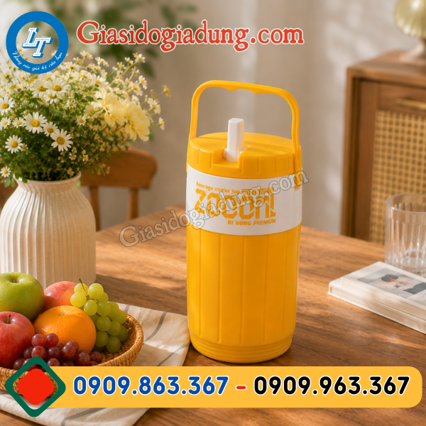 ca bình nước nhựa giữ nhiệt có vòi rót đủ màu đủ dung tích giá sỉ rẻ