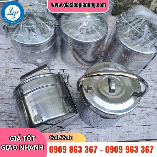 camen inox 2 tầng giá sỉ rẻ tận xưởng