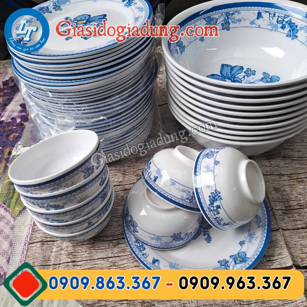chén đĩa nhựa giá sỉ thùng 200 cái