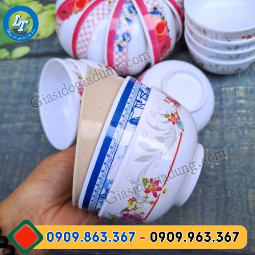 chén nhựa cứng ăn cơm giá rẻ cạnh tranh toàn quốc