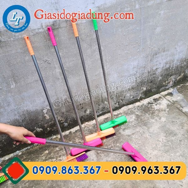 chổi chà sàn càn dài inox giá sỉ rẻ hcm