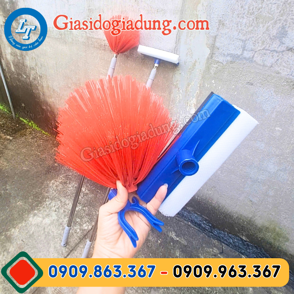 chổi quét mạng nhện trần nhà 3 trong 1 đa năng tiện dụng giá sỉ rẻ