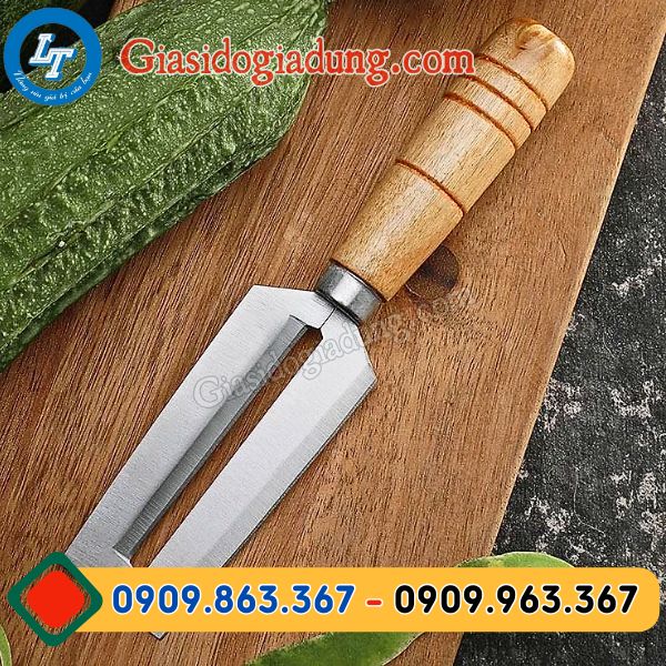 dao bào 2 lưỡi inox cán gỗ giá sỉ tốt cho đại lý gia dụng