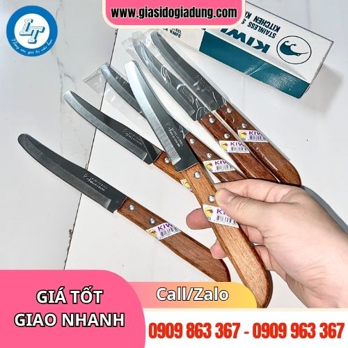 dao gọt trái cây thái lan kiwi cán gỗ giá sỉ rẻ chất lượng