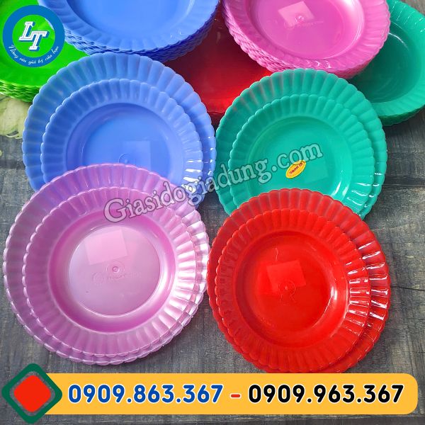 đĩa nhựa tròn giá sỉ đủ kích cỡ tại xưởng tphcm