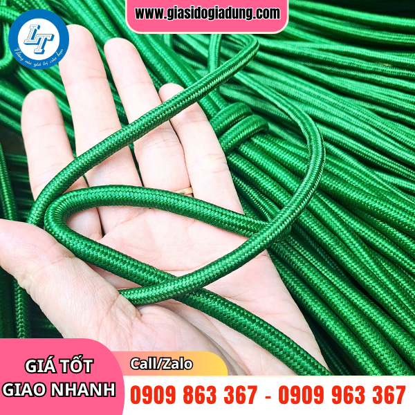điểm mua dây dù tròn xanh đủ phi giá xưởng