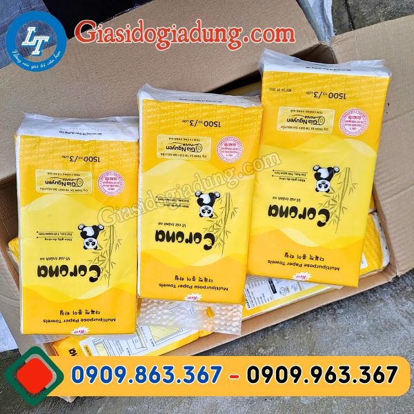 đơn vị sỉ số lượng lớn khăn giấy giá xưởng bao ship